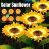 Solar Sunflower Lights Outdoor Garden Decor Flower Ligt Waterproof Solar Outdoor Lamp Decorative Lights for Path Garden Patio