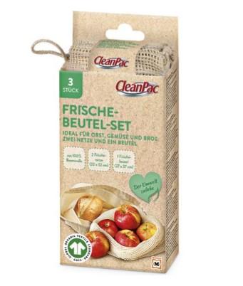 Eco-Friendly Trio Set: Medium-Sized Reusable Food Storage Bags