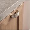 Titanium Silver Dresser Knobs Fade Resistant Smooth Touch Cabinet Pulls for Drawer Cupboard Wardrobe Kitchen Remodel Projects