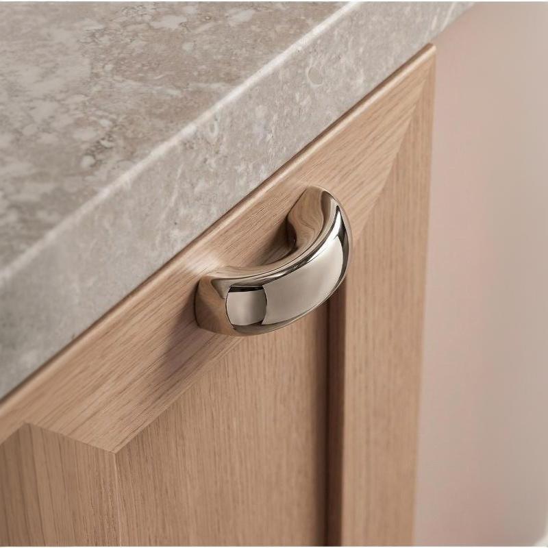 Titanium Silver Dresser Knobs Fade Resistant Smooth Touch Cabinet Pulls for Drawer Cupboard Wardrobe Kitchen Remodel Projects