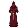 Средневековый Костюм Монаха Волшебника Жреца Комплект с Мантией и Шалью Для Косплей Мероприятий и Хэллоуина