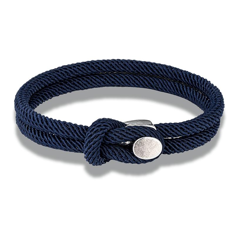 Vintage Men Women Easy Hook Bracelets Double Strand Nautical Survival Rope Paracord Bracelet Couple Minimalist Jewelry