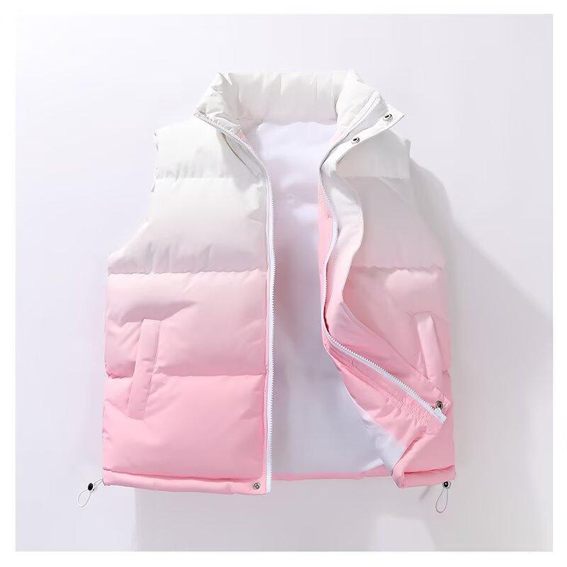 Новый осенне-зимний теплый жилет, универсальная модель, постепенно пальто, холодный жилет на молнии