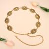Adjustable Metal Waist Chain Belt Skinny Decorated Waist Belt Boho Chain Belt  for Women