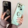 Luxury Glitter Plating Ring Case For Samsung Galaxy A54 A53 A34 A14 A04S Huawei Honor 60 Xiaomi Redmi Note 11 iPhone 14 13 12 11 Pro Max Soft Cover