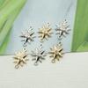 Six-Pointed Snowflake Star Connector DIY Alloy Jewelry Accessories