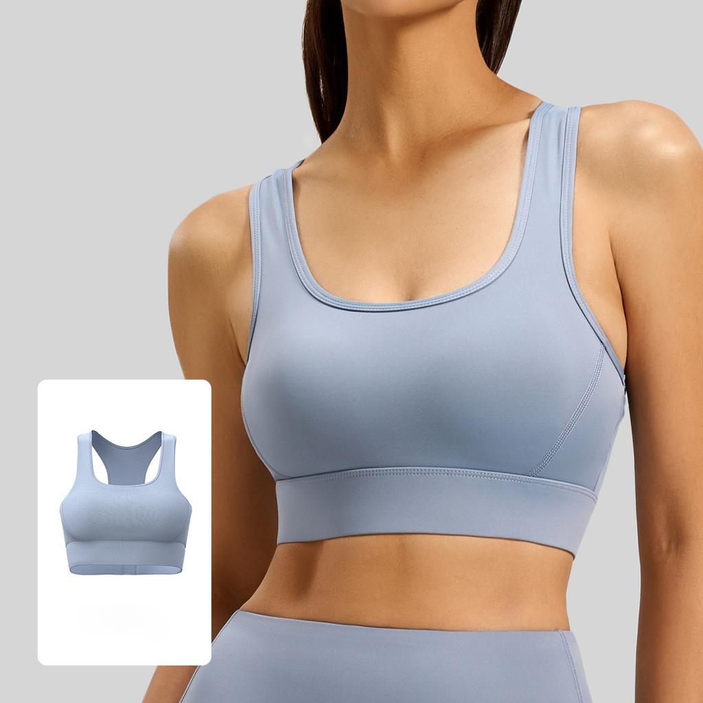 Спортивный бюстгальтер с застежкой-борцовкой для женщин, высокопрочный, противоударный, для фитнеса, йоги, спорта