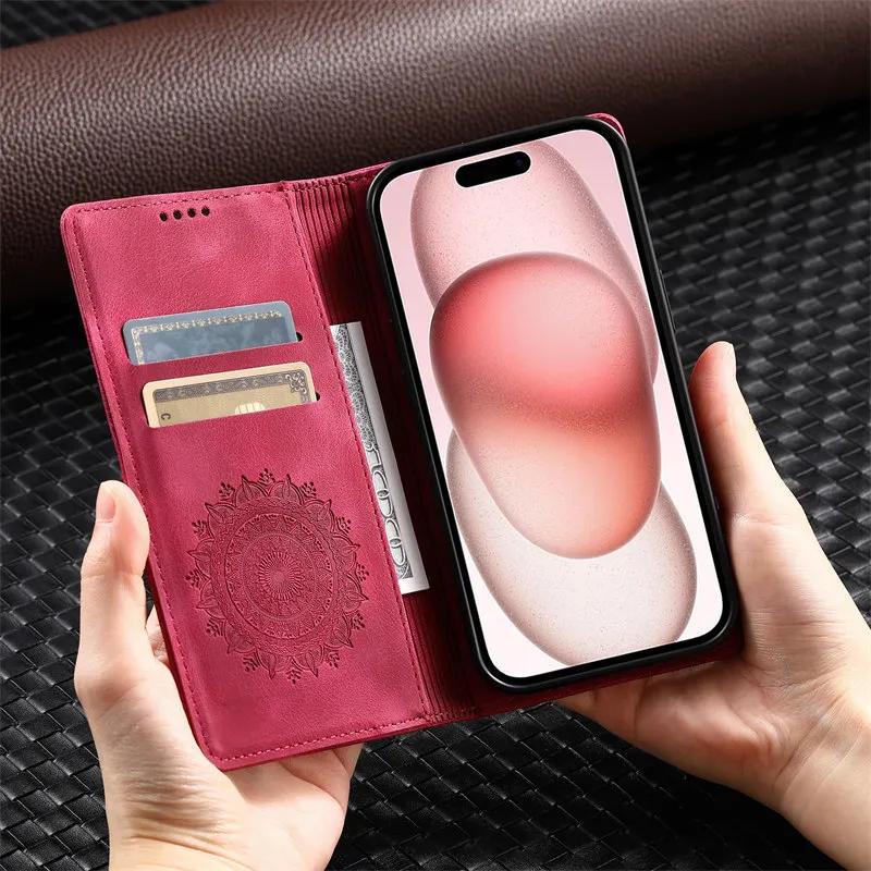 Магнитный кожаный чехол-книжка для XiaoMi 14T 15T Pro 13 13T 12 12T 11T 10T Mi POCO M6 F5 F4 X5 X3 M5S M4 M3 Кошелек Карта Чехол для телефона