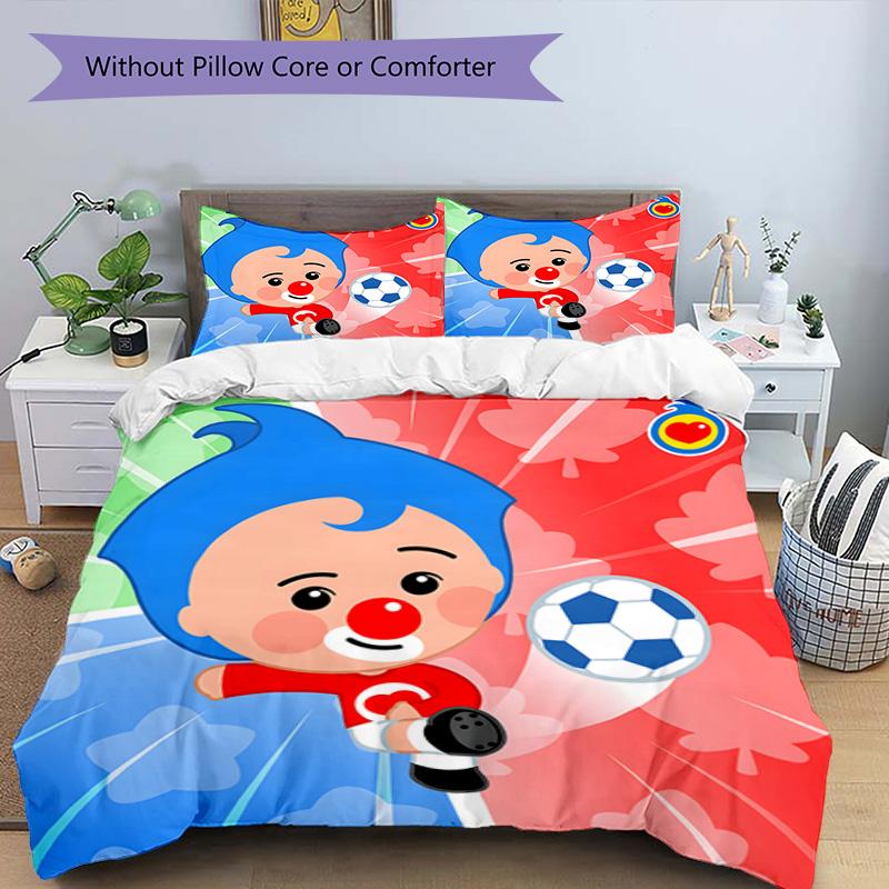 3pcs Flim Flim3 Design Cover Set - HD Printed Bedding with 1 Cover and 2 Pillowcases - Perfect for Home and Dorm Decor