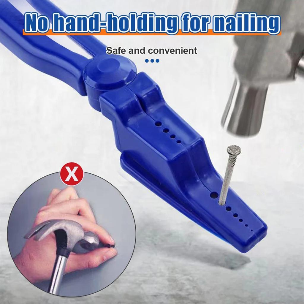 Hammering Safety Pliers Plastic Anti-smashing Finger Joint Pliers Hammering Nails Holder Keeps Fingers Safe