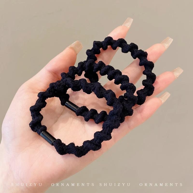 High Elasticity Hair Tie: Versatile Rubber Band Scrunchie for Women & Girls 2025