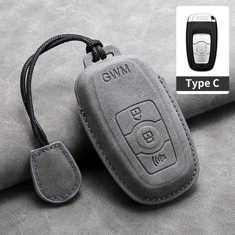 For Haval To Genesis Car Smart Key Case Cover Key Pack Remote Protection Sleeve Buckle Rope Special Accessories Multi Styles
