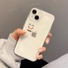 Простая рожица медведя, подходит для чехла на телефон iphone17, прозрачный Apple 15pro противоударный 14 полноразмерный 13/16 новый