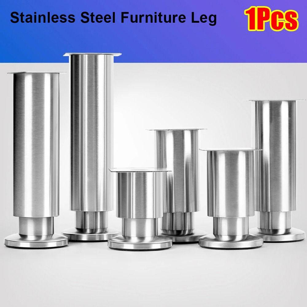 1 шт. ножка для мебели из нержавеющей стали, регулируемая по высоте, опорная стойка, новые ножки для дивана и кухонного шкафа