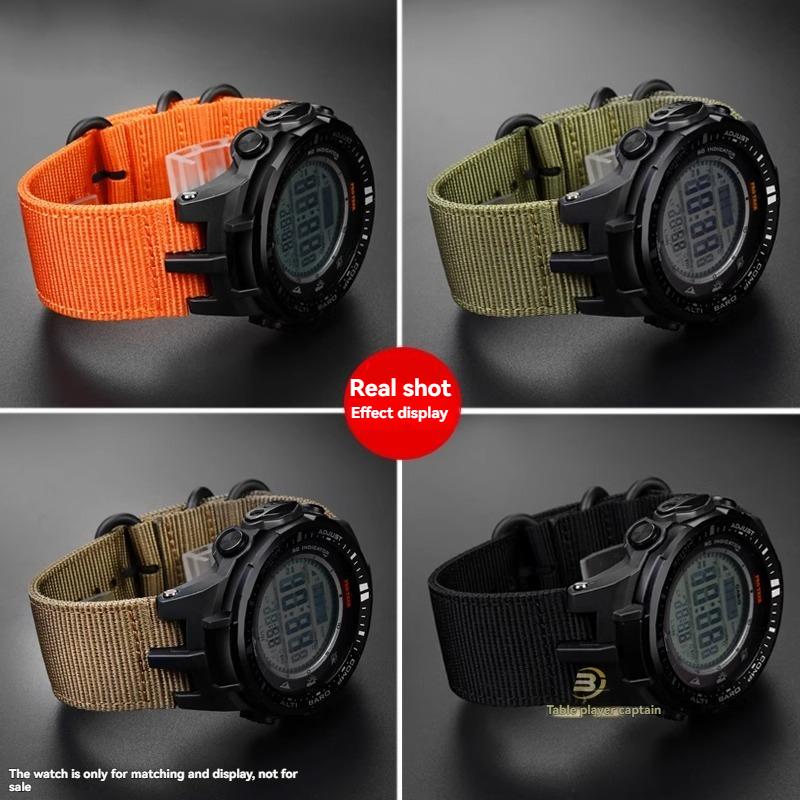 Нейлоновый ремешок ONENylon для Casio PROTREK PRW 3100 Модифицированный PRW3000 PRW3100 PRW6000 PRW-6100Y Холщовый браслет с инструментамиMN