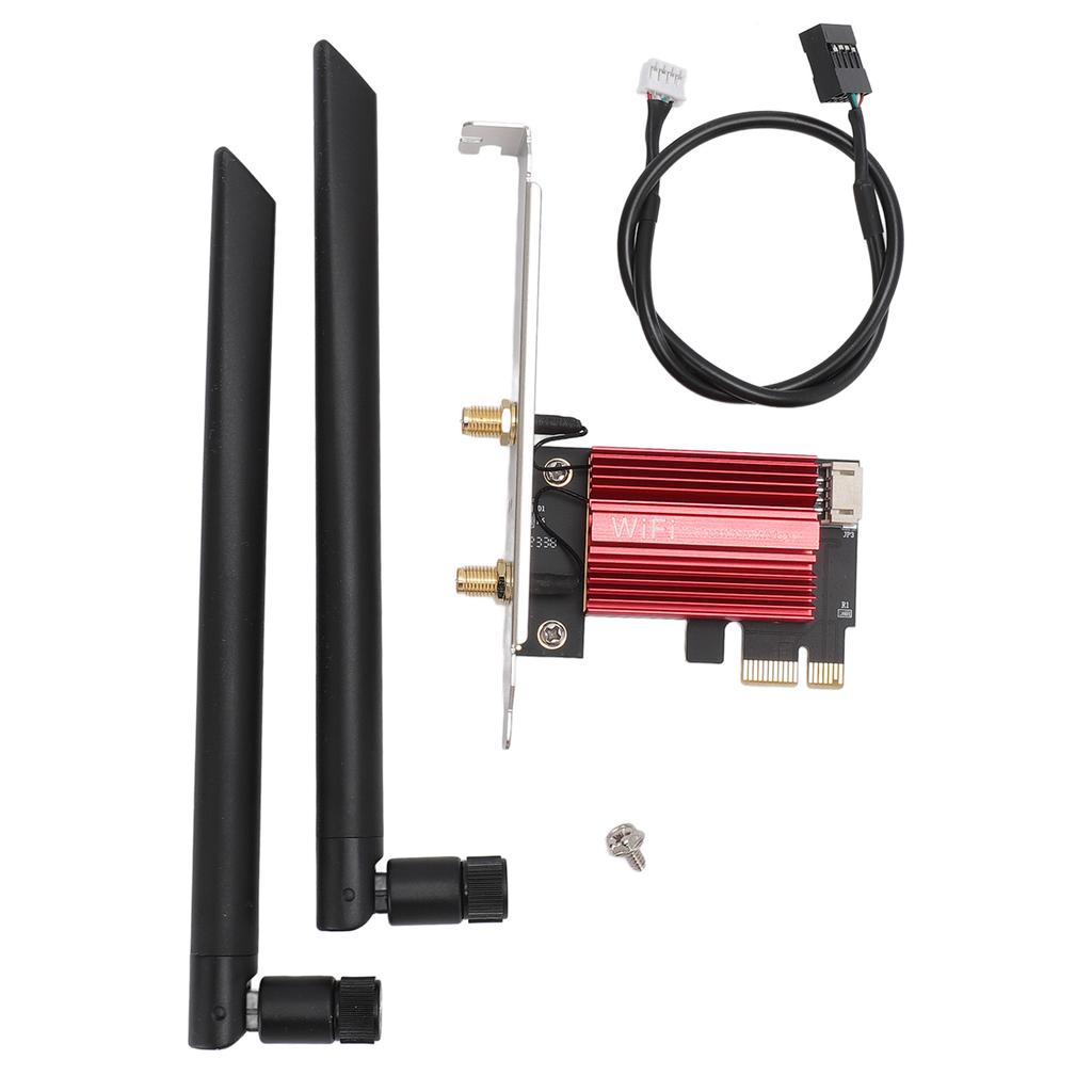 Настольный беспроводной сетевой адаптер 433 Мбит/с 2,4 ГГц 5 ГГц двухдиапазонный WiFi Bluetooth 4.2 PCIE беспроводная сеть