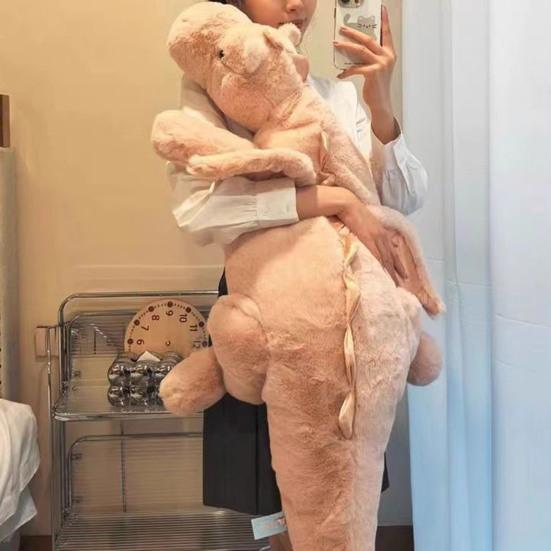 Плюшевая игрушка динозавр с утяжелением, милый летающий дракон, мягкая подушка для сна и компаньон для обнимания для детей