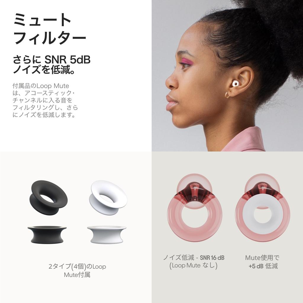 Loop Engage Plus Подавление шума при разговоре для и Шум Обеспечивает Чистый Включает 8 Насадок Дополнительное Подавление шума на 16 дБ Розовые Беруши,