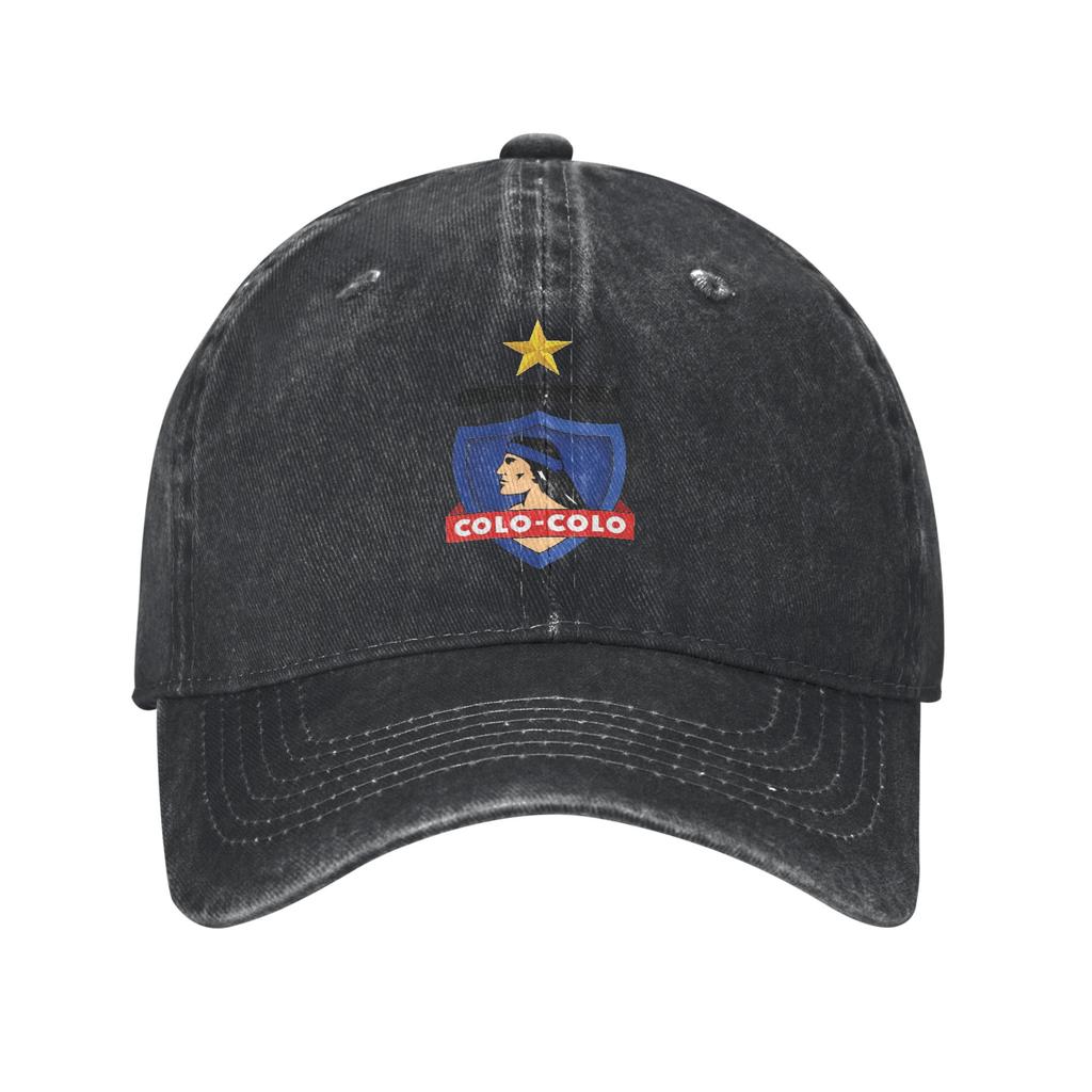 Social Y Deportivo Colo-Colo Denim Baseball Caps Snapback Baseball Hats Breathable Casquette Outdoor for Men's And Women's