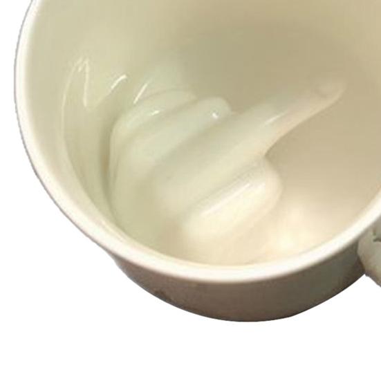 К черту Средний палец Кружка Новинка Керамическая Кружка для Кофе со Средним Пальцем 300 мл Смешная Кружка Подарок-Розыгрыш на День Рождения для Друзей Семьи