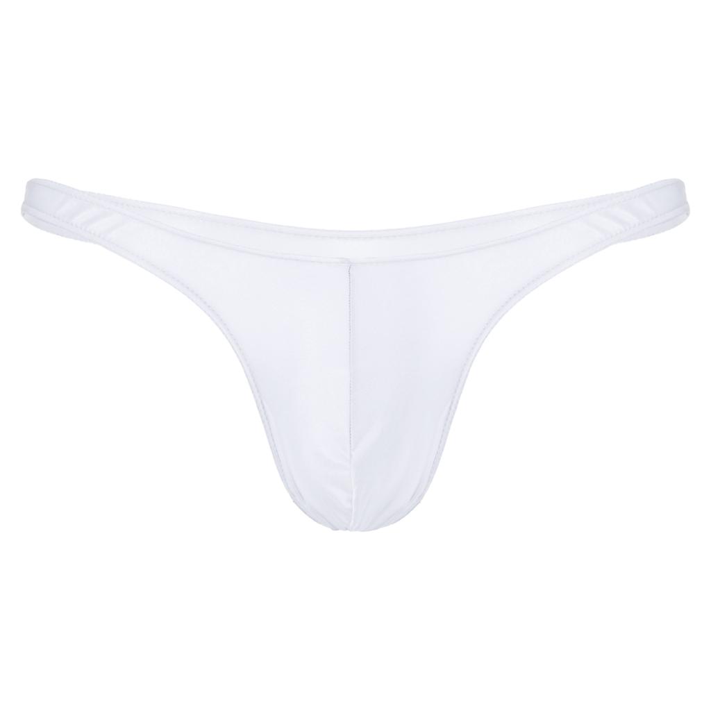 Мужские удобные шелковистые трусы-танга, стринги, нижнее белье бикини