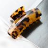 Acetate Clips 7.5cm Long Luxury Leopard Hair Claws Headwear for Girls Fashion Hair Accessories Barrette