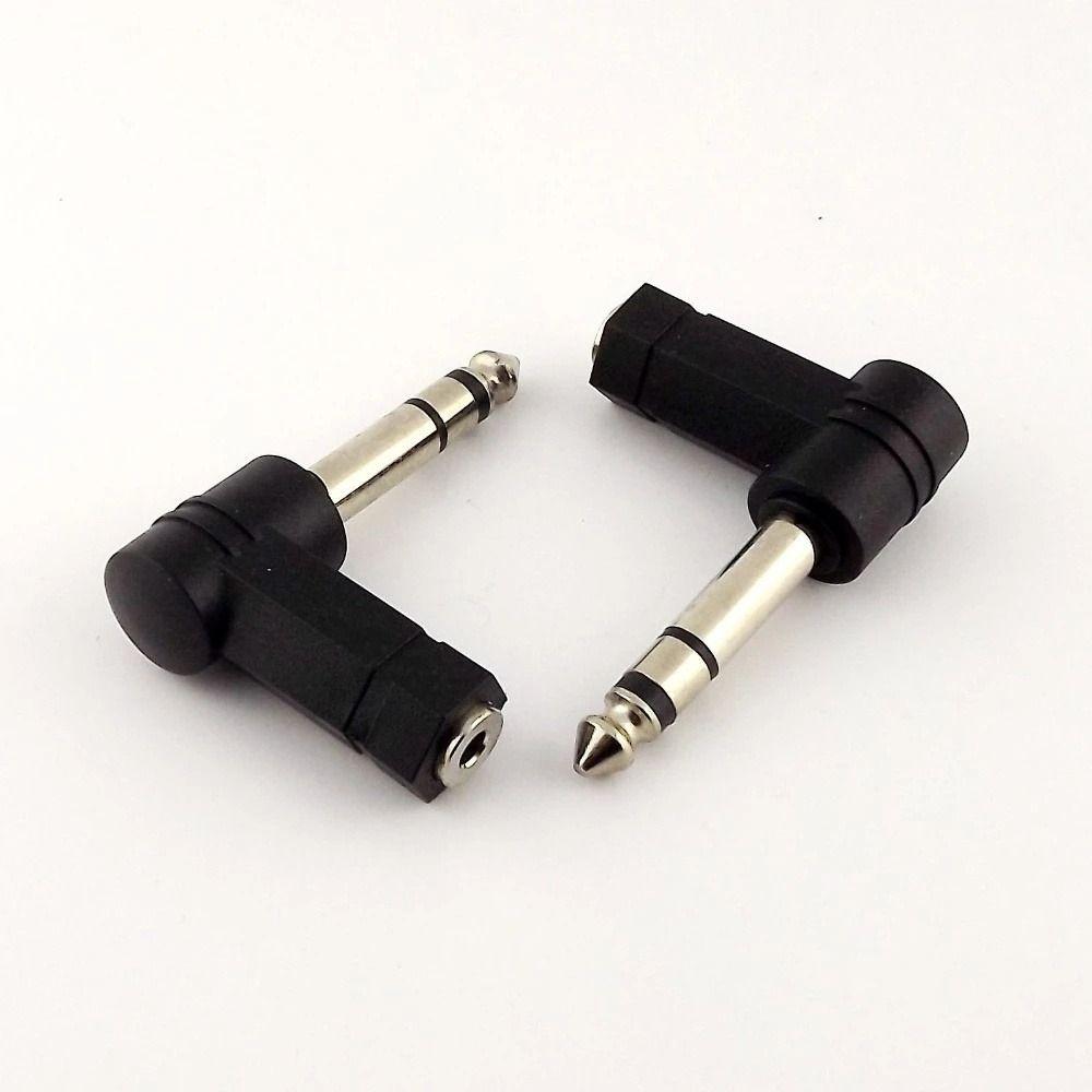 Jack Stereo Speaker 6.35mm to 3.5mm Adapter 3.5mm TRS Connector Male to Female Audio Adapter Plug