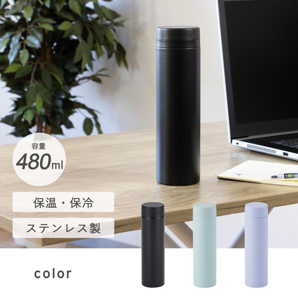 Бутылка для воды Takeda Corporation Blue xx 23 см Кружка-бутылка 480 мл [Кружка-бутылка] 6.4 6.4 MGB-48BL