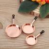 House Kitchen Furniture Frypan Model Simulation Saucepan Miniature Cookware Doll Accessories