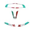 Real Carbon Fiber For Alfa Romeo Stelvio Giulia 2017-2019 Car Steering Wheel Decorative Frame Sticker Car Interior AccessoriesDA4 