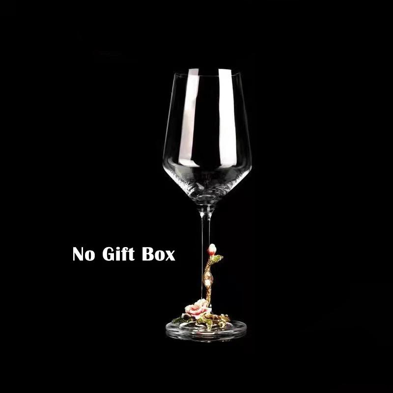 Enamel Crystal Glass Red Wine Cup Champagne Wine Glasses Luxury Glass Cups Wineglass Vintage Drinking Goblet Set Whiskey Barware