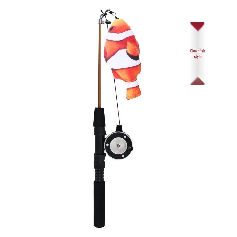 Льняная мышка-кошка дразнилка с колокольчиком - Игрушка для снятия скуки для кошек