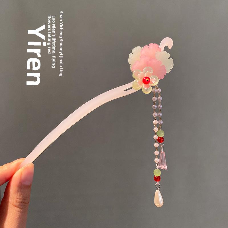 Старинная ретро-китайская шпилька для волос ханьфу для девочек