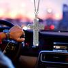 Автомобильный кулон Блестящий Подвеска на зеркало заднего вида автомобиля Христианский религиозный орнамент Аксессуары для салона автомобиля Дома Гостиной