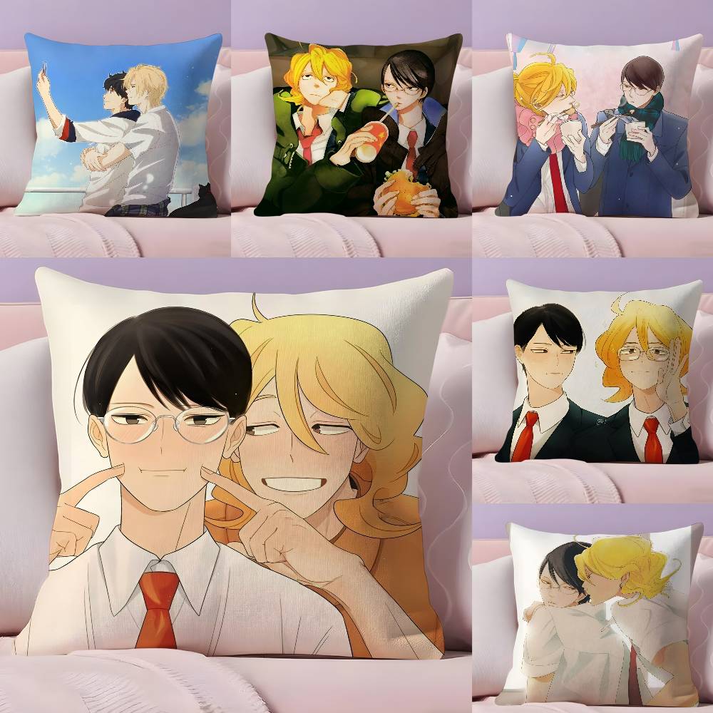 Anime D-Doushisei Pillow Case Ultra Soft Skin Friendly Fabric Cloud Like Comfort & Concealed Zipper