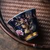 Blue Gold Painted Teacups for Home Use Single Master Cup Creative Hand-painted Magpie Tea Cup Set