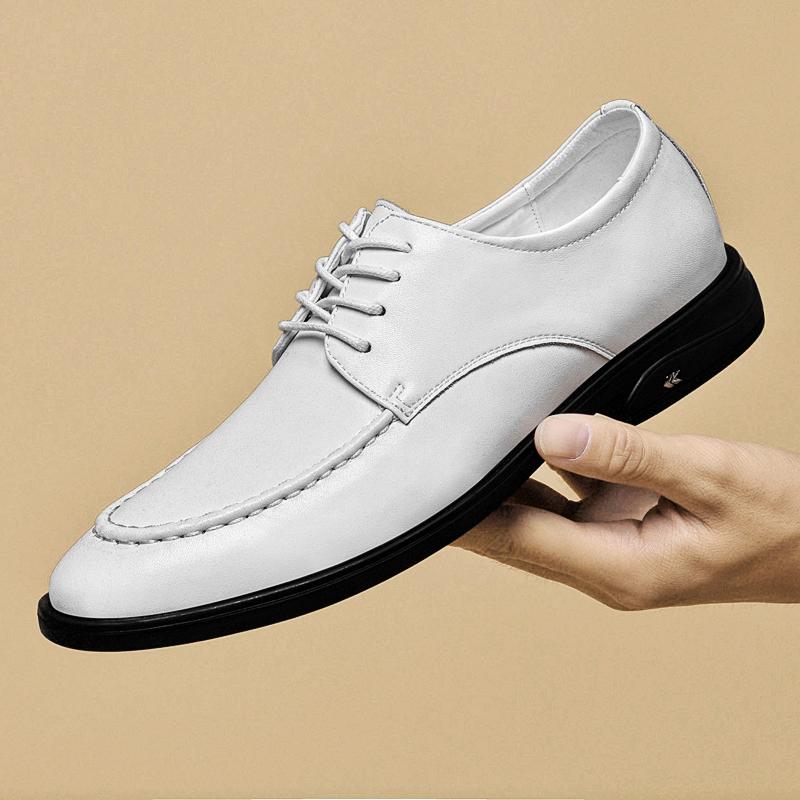 Модная мужская обувь Оксфорды из натуральной кожи Весенне-летняя повседневная обувь Модные кроссовки на мягкой подошве Обувь для ходьбы Простая деловая обувь