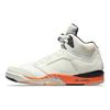 Мужские кроссовки Air 5 Retro Shattered Backboard White Sail Orange-Blaze DC1060-100