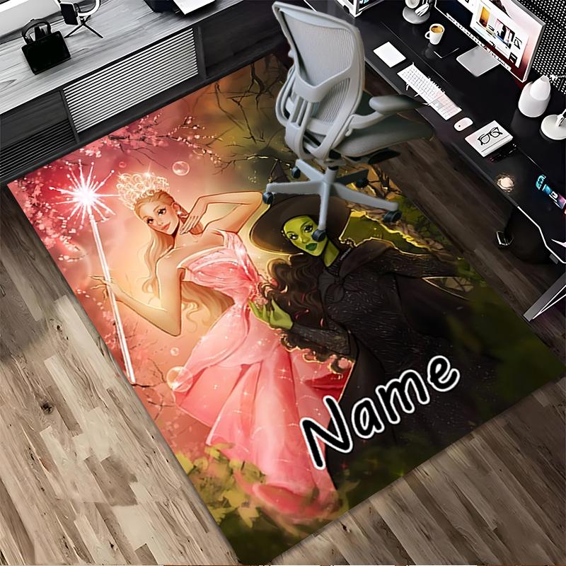 Personalized Name Light Shadow Living Room Non-Slip Area Rug Soft Carpet for Bedroom Playroom Sofa Office Home Decor Doormat