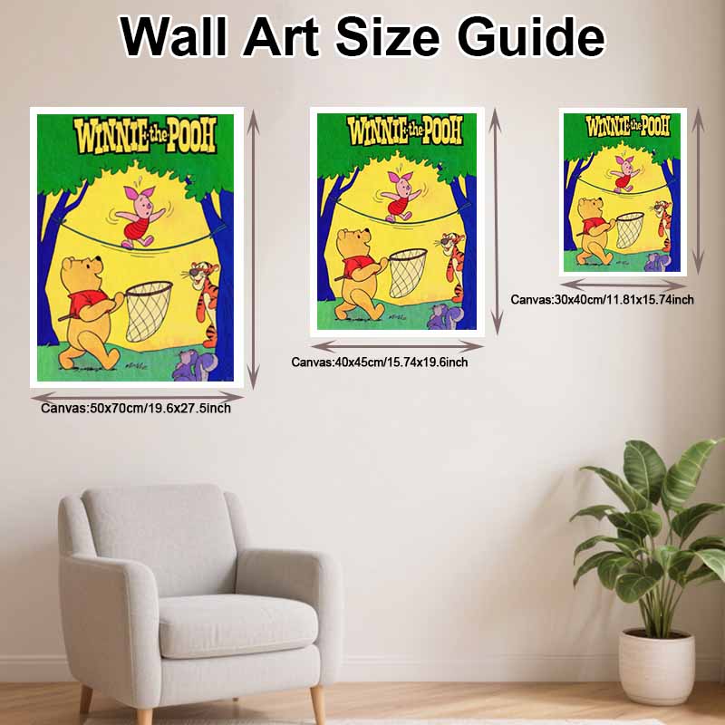 Disney DIY diamond painting 5d Winnie the Pooh Tigger Piglet full drill cross stitch diamond living room bedroom decoration painting