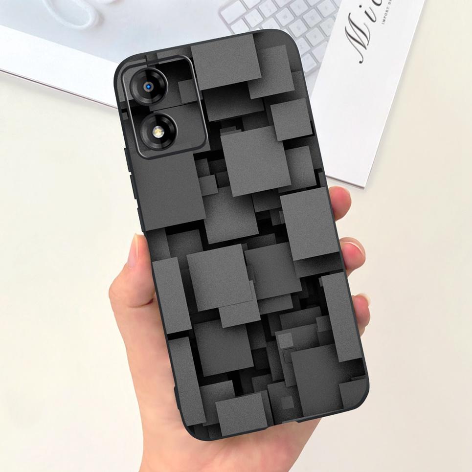 Black TPU Case For Motorola MOTO E13 Soft Silicone Camera Protection Cover Lovely Panda Rabbit Duck Cartoon Etui Motorola E13