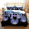 Гризли и лемминги Мультфильм Аниме Принт Комплект для кровати Пододеяльник Наволочка Постельное белье Льняная простыня Одеяло Королева Кинг Сайз