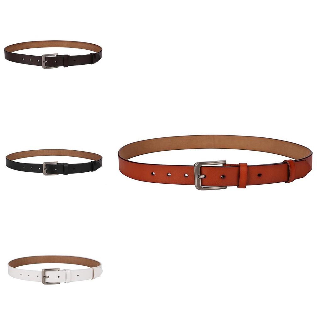 Mens Fashion Leather Belt With Sleek Polished Finish And Metal Pin Clasp For Work And Weekend