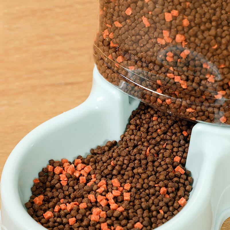 Автоматическая кормушка для домашних животных миска для питьевой воды для кошек миска для кошек миска для собак 3,8 л большая вместимость комбинированный контейнер для хранения зерна товары для домашних животных