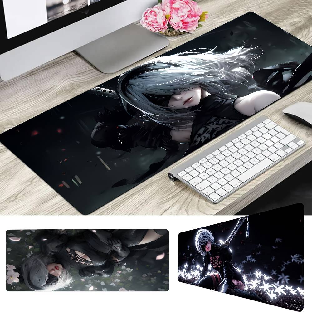 Nier Automata Аниме Игра-файтинг Коврик для мыши Коврик для стола С ковриком Игровые аксессуары Prime Gaming XXL Коврик для клавиатуры Набивка M