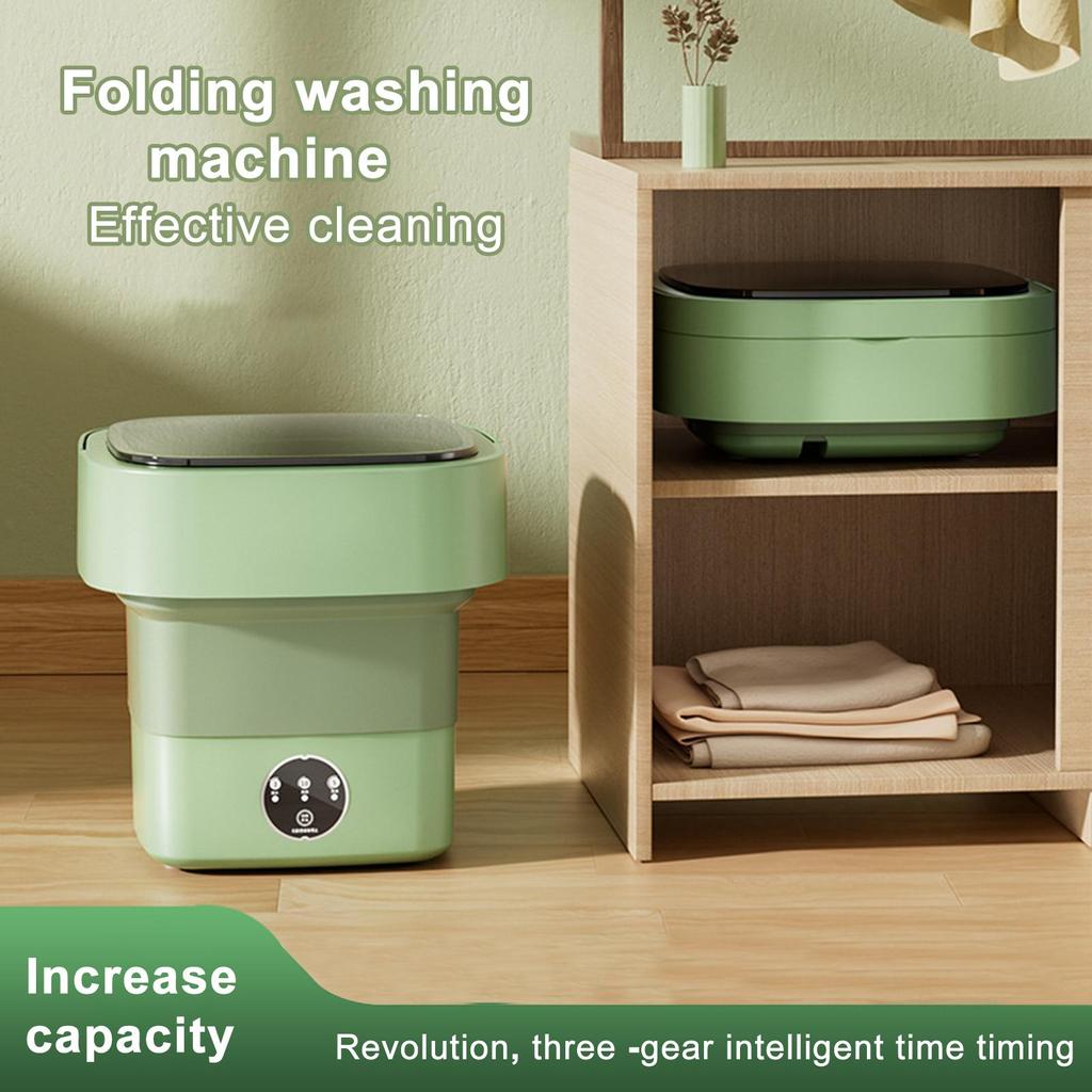 Стиральная машина для нижнего белья 6,5 л, портативная складная стиральная машина для мини-бюстгальтера, детская одежда, мелкие предметы, стиральная машина для общежитий, кемпинга и путешествий