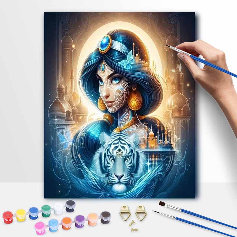 Disney Набор для рисования маслом Мистический тигр Декор для стены дома Алмазная мозаика