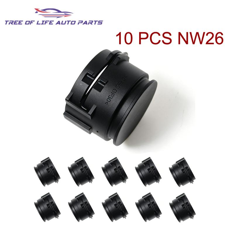 1/2/5/10x Automotive Engine Coolant Water Pipe Quick Connector Fitting Plug Chock With NW26 Standard Water Line Sizes