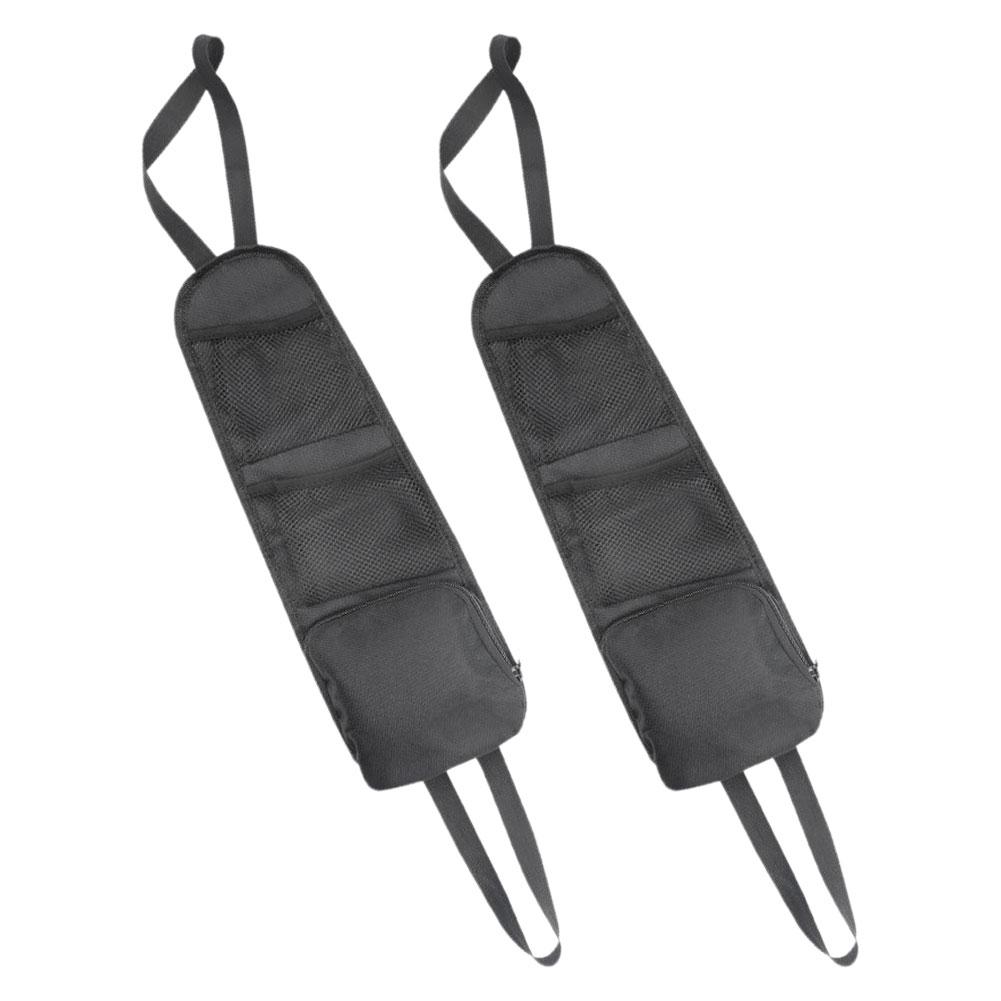 Car Seat Side Storage Hanging Bag Mesh Bag Drink Holder Mobile Car Multi-pocket Seat Back Bag Accessories Phone Side Wallet A5T9