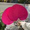 Lightweight Palm-Leaf Woven Fan Handmade Straw Fan Artistic Rattan Fan Home Decoration